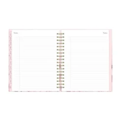 Rachel Parcell 2024 Planner 7.8"x9.13" Daily/Monthly Laminated Wirebound Peony -Office Supplies Store GUEST 6e822c21 2e43 4a9f 896b 71c2ea6d0746