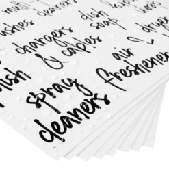 Talented Kitchen 141 Laundry Room Labels For Jars - Preprinted Black Script Stickers For Closet, Bathroom Organization (Water Resistant) -Office Supplies Store GUEST 6eb1916c 8481 4811 9559 cd5a1ae01240