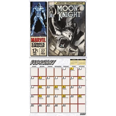 Trends International Inc. 2023-24 Wall Calendar 12"x12" Marvel Comics 2 Trends International Inc. 2023-24 Wall Calendar 12"x12" Marvel Comics - Image 2