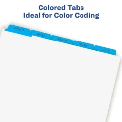 Avery Print & Apply Clear Label Dividers W/Color Tabs 5-Tab Letter 5 Sets 11410 -Office Supplies Store GUEST 74aada29 c2c2 4a86 b7a9 11e946899754