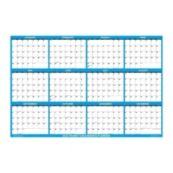 SwiftGlimpse 2024 Yearly Wall Calendar & Planner 32"x48" Blue -Office Supplies Store GUEST 74d19deb dca9 44ab a509 4a555de4a3a8