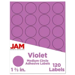 JAM Paper Circle Sticker Seals 1 2/3" 120ct -Office Supplies Store GUEST 775333e6 4ee1 41f4 8997 cf27deb9da6b