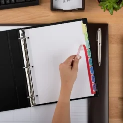 Avery Print & Apply Clear Label Dividers W/Color Tabs 8-Tab Letter 25 Sets 11993 -Office Supplies Store GUEST 7860c239 355a 4340 b6e6 c44704f1c355