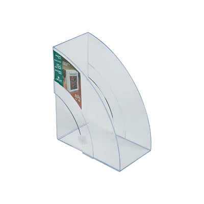 Rubbermaid Optimizers Deluxe Plastic Magazine Rack 5 1/4 X 9 X 11 1/8 Clear 96502ROS 1 Rubbermaid Optimizers Deluxe Plastic Magazine Rack 5 1/4 X 9 X 11 1/8 Clear 96502ROS