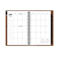 ASMBLD 2024 Refillable Planner 5"x8" Weekly/Monthly Faux Leather Tan -Office Supplies Store GUEST 78ad5e65 922d 4a53 b23e 7468e0db4e4a