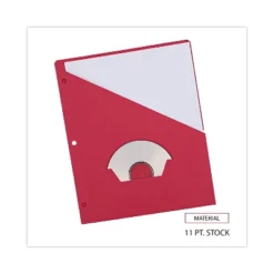 Universal Slash-Cut Pockets For Three-Ring Binders Jacket Letter 11 Pt. Red 10/Pack 61683 -Office Supplies Store GUEST 7adf4cbc 80f7 4a7a a96d 5d810fd87ae6