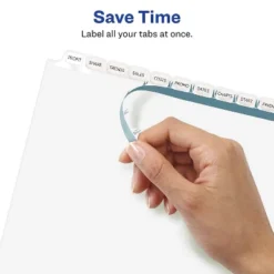 Avery Print & Apply Clear Label Dividers W/White Tabs 12-Tab Letter 5 Sets 11582 -Office Supplies Store GUEST 7af89ad5 1af0 4259 8ae8 2f6f7728f0f6
