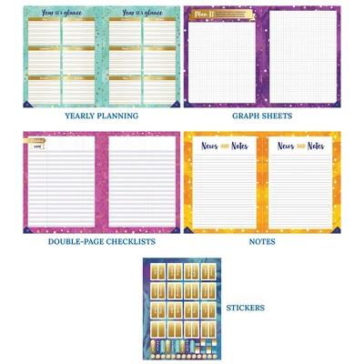 Carson Dellosa Education Galaxy Teacher Planner Plan Book 6 Carson Dellosa Education Galaxy Teacher Planner Plan Book - Image 6