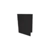 LUX 9 X 12 Presentation Folders Standard Two Pocket Black Linen 100/Pack (PF-BLI-100)
