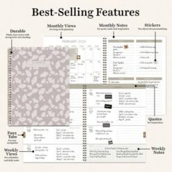 TF Publishing 2024 Weekly/Monthly Planner 11"x9" Tranquil Floral -Office Supplies Store GUEST 7d187e82 6438 46f8 a38d 8d31c11ae8e5