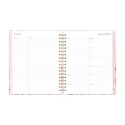 Rachel Parcell 2024 Planner 7.8"x9.13" Daily/Monthly Laminated Wirebound Peony -Office Supplies Store GUEST 7df5e73f 9061 47f6 bdcd bb79e0494e6d