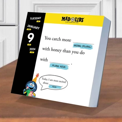 TF Publishing 2024 Daily Desktop Calendar 5.25"x5.25" Mad Libs 2 TF Publishing 2024 Daily Desktop Calendar 5.25"x5.25" Mad Libs - Image 2
