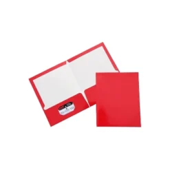 JAM Paper Laminated Two-Pocket Glossy Presentation Folders Red Bulk 50/Box 385GREC -Office Supplies Store GUEST 7f892ab4 ea3d 4e15 993c 00d5d81842d8