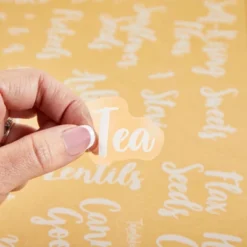 Talented Kitchen 135 Pack White Cursive Pantry Labels, Kitchen Food Storage Label Stickers For Containers, Jars And Canisters -Office Supplies Store GUEST 8082d851 31ed 4711 b32e 97b3bd15adb7