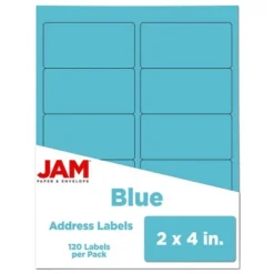 JAM Paper Mailing Labels 2" X 4" 120ct -Office Supplies Store GUEST 80b95973 733b 4b11 b856 5b1e37d62569