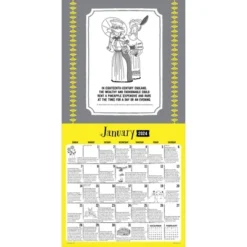 TF Publishing 2024 Wall Calendar 12"x12" Insane But True