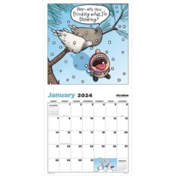TF Publishing 2024 Wall Calendar 12"x12" Shoebox