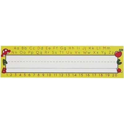 Juvale 72 Pack Name Plates For Desks, Name Tags For Classroom With Alphabet, School Supplies For Teachers, 11.5 X 3 In 2 Juvale 72 Pack Name Plates For Desks, Name Tags For Classroom With Alphabet, School Supplies For Teachers, 11.5 X 3 In - Image 2
