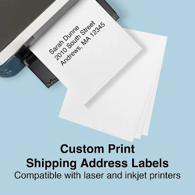 Staples Laser/Inkjet Shipping Labels 8 1/2" X 11" White 1 Label/Sheet 518346 3 Staples Laser/Inkjet Shipping Labels 8 1/2" X 11" White 1 Label/Sheet 518346 - Image 3