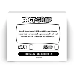 Browntrout 2024 Daily Desk Calendar 5"x6" Fact Or Crap -Office Supplies Store GUEST 87e183a2 9e5d 4a15 ad92 ae7606d337ab