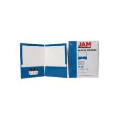 JAM Paper Laminated Two-Pocket Glossy Presentation Folders Blue 385GBUD 14 JAM Paper Laminated Two-Pocket Glossy Presentation Folders Blue 385GBUD -Office Supplies Store GUEST 884ef0d1 10ff 47cd b72f 4055ce64f2c9