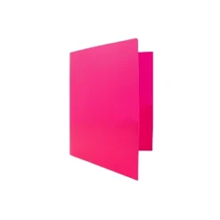 JAM Paper Heavy Duty Plastic Two-Pocket School Folders Fuchsia Pink 108/Pack 946172B -Office Supplies Store GUEST 890959e9 b24c 4bb7 857c c21d55ae52fe