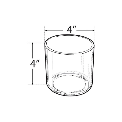 Azar Deluxe Pencil Holder Clear (556334) 1 Azar Deluxe Pencil Holder Clear (556334)