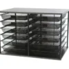School Smart Mesh Desk Organizer, 12 Trays, 23-9/10 X 15-3/5 X 16-1/10 Inches