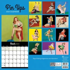 TF Publishing 2024 Wall Calendar 12"x12" PinUps -Office Supplies Store GUEST 8cc6f24e d9fd 4737 be74 2b95fb0997ba