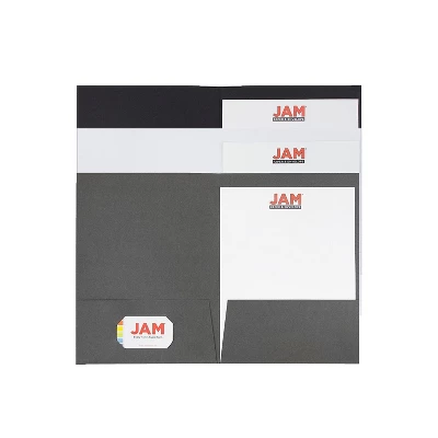 JAM Paper Linen Two Pocket Folders Assorted Business Colors 386BALASSRT 1 JAM Paper Linen Two Pocket Folders Assorted Business Colors 386BALASSRT