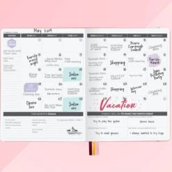 Undated Planner PRO Daily 8.5"x11" Rose Gold - Clever Fox -Office Supplies Store GUEST 90963be2 5932 41ec 9899 ece194750adc