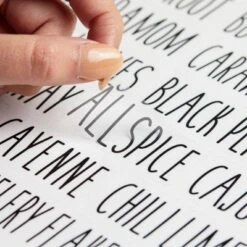 Talented Kitchen 145 Spice Labels Stickers, Clear Spice Jar Labels Preprinted For Seasoning Herbs Kitchen Spice Rack Organization, Water Resistant -Office Supplies Store GUEST 956bb231 ba3d 4710 85ca fb88f179f3a3