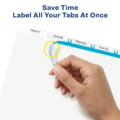 Avery Print & Apply Clear Label Dividers W/White Tabs 5-Tab 11 1/4 X 9 1/4 5 Sets 11440 -Office Supplies Store GUEST 9633ceaa 2824 4938 92fa c7ac96f892dc