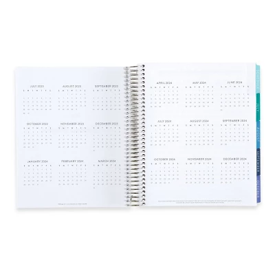 Erin Condren 2023-24 Academic Planner 7"x9" Watercolor Stripes 2 Erin Condren 2023-24 Academic Planner 7"x9" Watercolor Stripes - Image 2