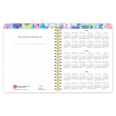 Browntrout 2024 Weekly/Monthly Planner 7.5"x7.125" Turnowsky House Flower Shop Foiled 4 Browntrout 2024 Weekly/Monthly Planner 7.5"x7.125" Turnowsky House Flower Shop Foiled - Image 4