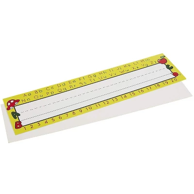 Juvale 72 Pack Name Plates For Desks, Name Tags For Classroom With Alphabet, School Supplies For Teachers, 11.5 X 3 In 4 Juvale 72 Pack Name Plates For Desks, Name Tags For Classroom With Alphabet, School Supplies For Teachers, 11.5 X 3 In - Image 4