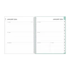 Blue Sky 2024 Planner Weekly/Monthly 8.5"x11" Frosted Cover Azul Cool -Office Supplies Store GUEST 99cec85d 60b8 45a9 bf07 4bfe6f4734df