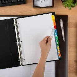 Avery Print & Apply Clear Label Dividers W/Color Tabs 12-Tab Letter 5 Sets 11405 -Office Supplies Store GUEST 9a551425 17a5 4253 9878 1152b5a03303