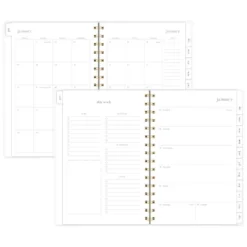 Sugar Paper Essentials 2024 Planner 8.5"x6.5" Weekly/Monthly Frosted Pink