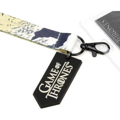 Crowded Coop, LLC Game Of Thrones Iron Throne Lanyard W/ PVC Charm 1 Crowded Coop, LLC Game Of Thrones Iron Throne Lanyard W/ PVC Charm