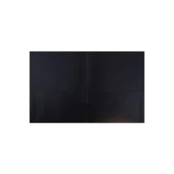 JAM Paper Plastic Two-Pocket School POP Folders Black Bulk 96/Pack (382EBLB)