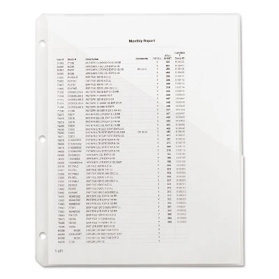 Smead Organized Up Poly Slash Jackets Letter Polypropylene Clear 5/Pack 89506 6 Smead Organized Up Poly Slash Jackets Letter Polypropylene Clear 5/Pack 89506 - Image 6