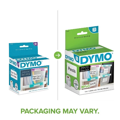 DYMO LabelWriter Address Labels 1 1/4 X 2 1/4 White 1000 Labels/Roll 30334 1 DYMO LabelWriter Address Labels 1 1/4 X 2 1/4 White 1000 Labels/Roll 30334