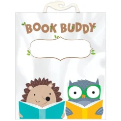 Assorted Publishers Creative Teaching Press Plastic Book Buddy Bag Woodland Friends 10.5"" X 12.5""