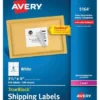 Avery TrueBlock Shipping Labels, Laser, 3-1/3 X 4 Inches, White, Pack Of 600