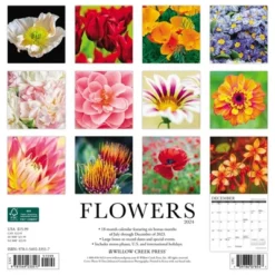 Willow Creek Press 2024 Wall Calendar 12"x12" Flowers