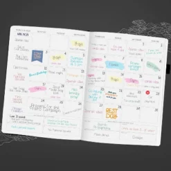 Undated PRO Schedule Planner Weekly/Monthly 8.5"x11" Black - Legend Planner -Office Supplies Store GUEST ad73e465 6f0c 4ad5 a85d df27933b2cc0