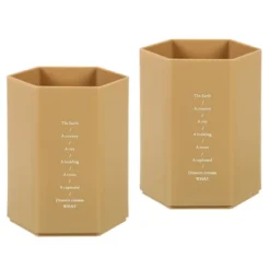 Unique Bargains Pencil Holder Plastic Hexagon Pen Cup Stationery Organizer For Office Desktop -Office Supplies Store GUEST adfd9d54 0729 4cbd b566 1b4a31afd972