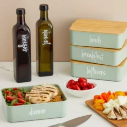 Talented Kitchen 158 Pack Script Supplementary Pantry, Fridge & Freezer Name Label Stickers For Food Storage Container, Jar & Canisters -Office Supplies Store GUEST ae64d986 07a4 49ee 88e9 fec823d9f571