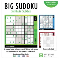 TF Publishing 2024 Daily Desktop Calendar 5.25"x5.25" Sudoku Puzzles -Office Supplies Store GUEST af0224da fbad 4e02 b7c1 0d6c36cb780e
